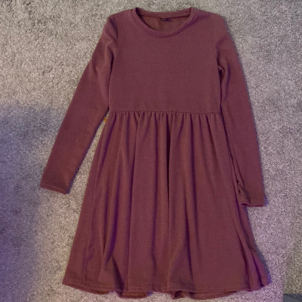 Long sleeve soft dress